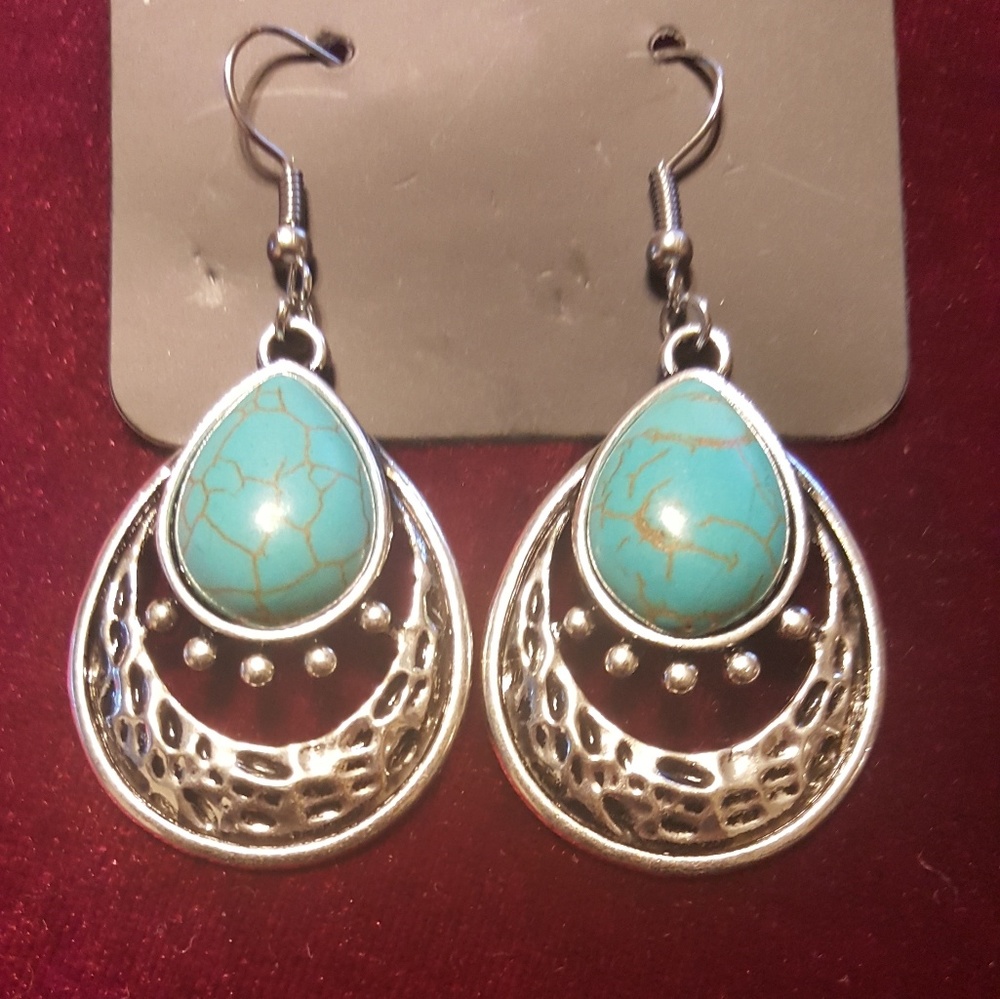 Turquoise Marvel Earrings